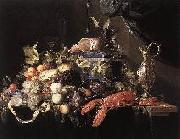 Classical Still Life, Fruits on Table